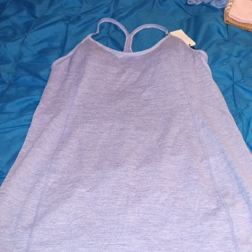 Light Blue Sleeveless Active Wear